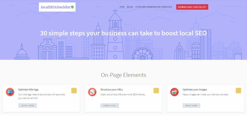 Local SEO Checklist Local SEO Tool