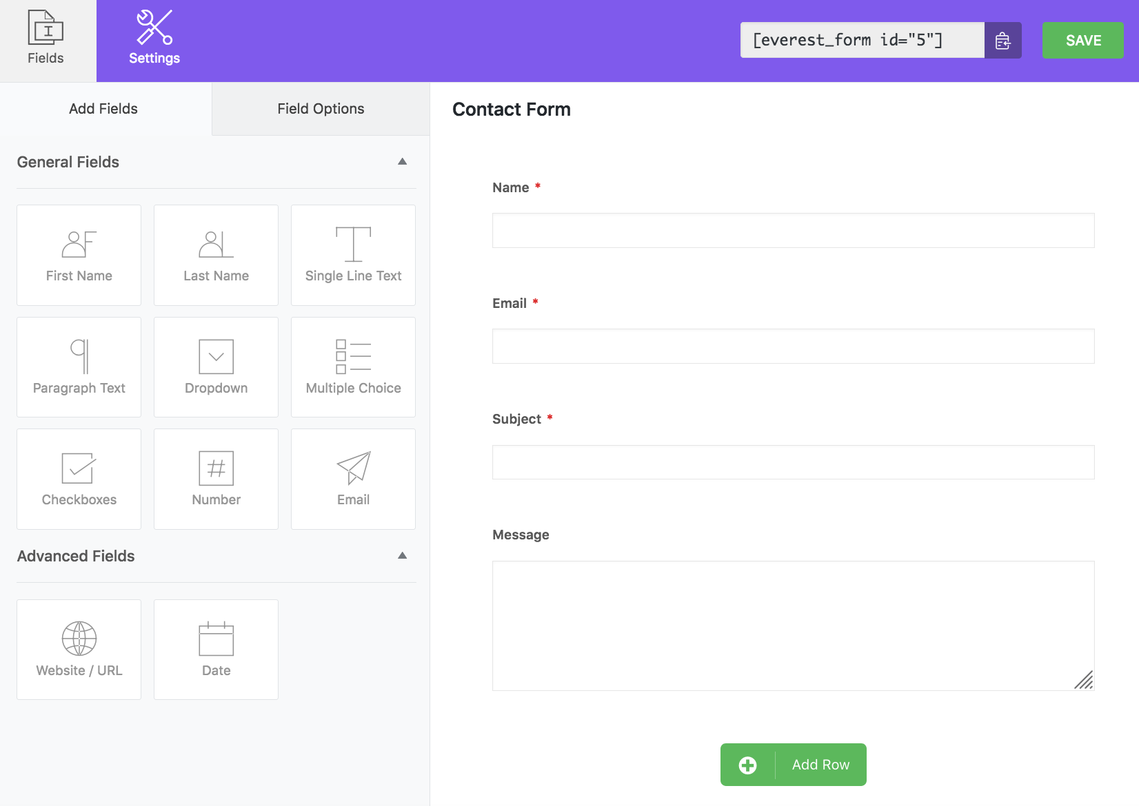 Сайт field. WORDPRESS Everest-forms. Best web forms.